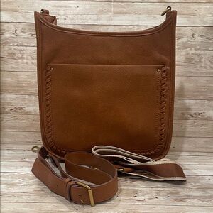 Style & Co Brown Crossbody Bag NWOT 2 shoulder straps